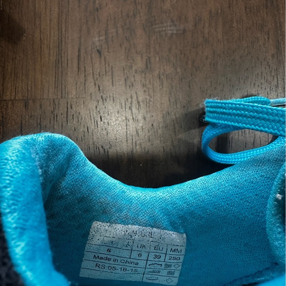 Vionic Venture Black Blue Walking Athletic Sneaker EUC Size 8 - Picture 10 of 12